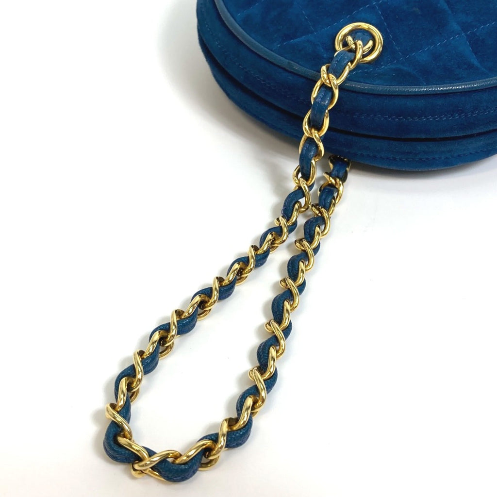 Chanel Blue Leather Handbag
