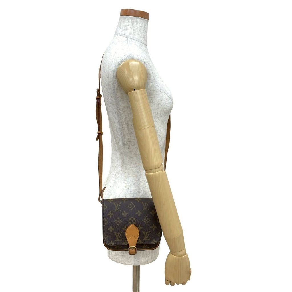 Louis Vuitton Brown Leather Pvc Pochette Shoulder Bag