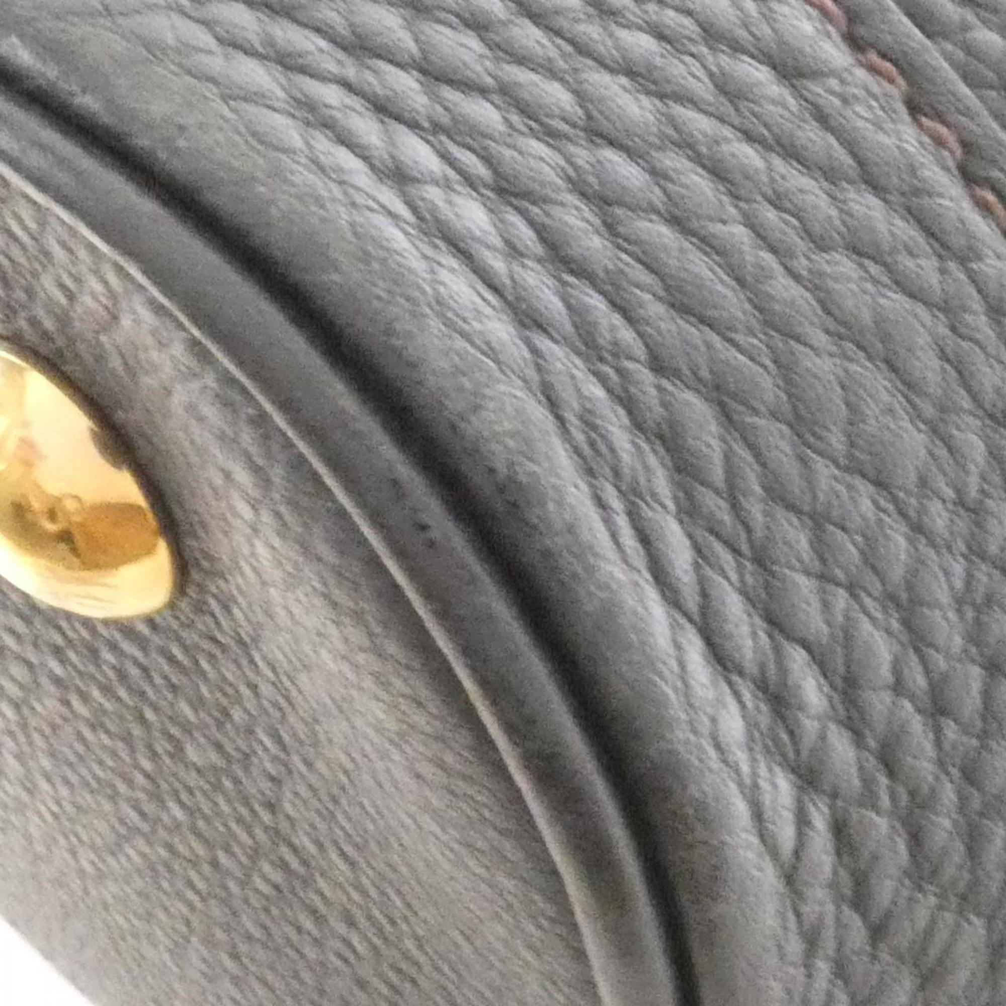 Louis Vuitton Mahina Black Leather Handbag