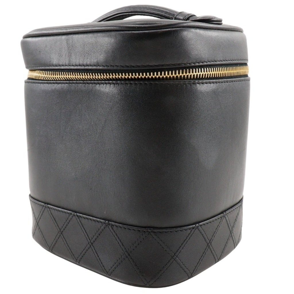Chanel Black Leather Handbag Pouch