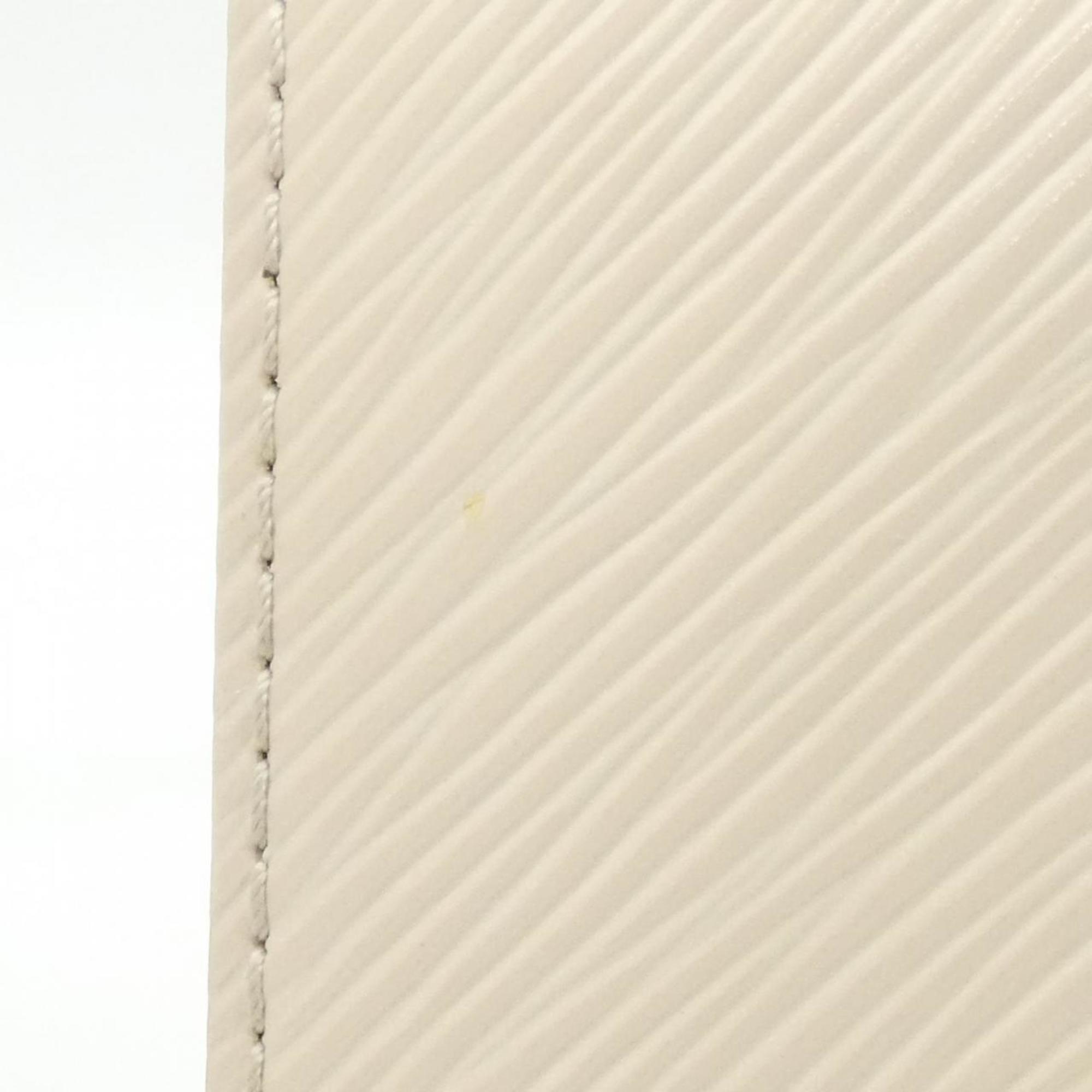 Louis Vuitton Beige White Leather Shoulder Bag
