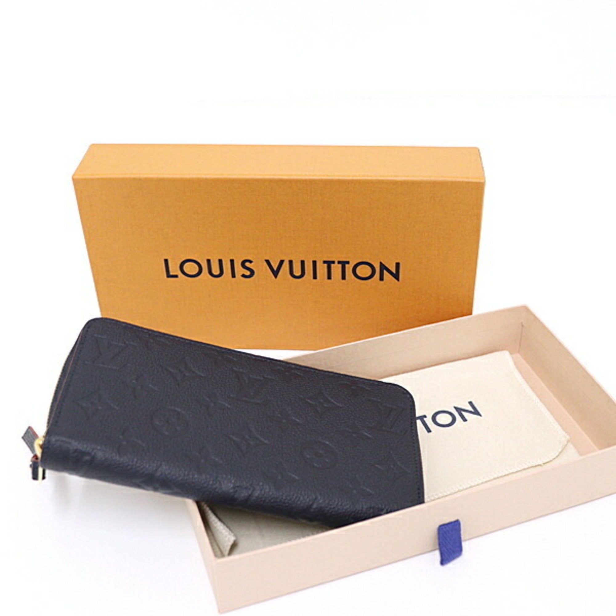 Louis Vuitton Marine Rouge Monogram Empreinte Long Wallet