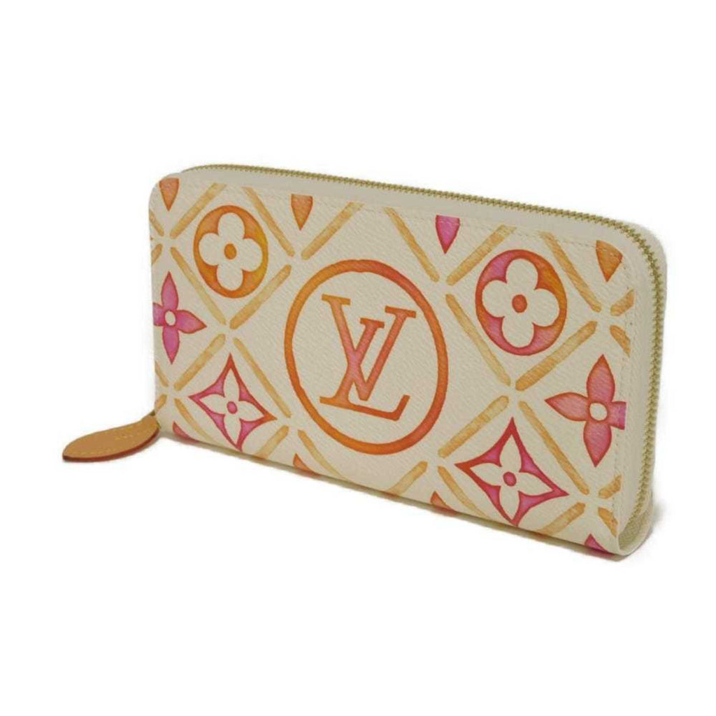 Louis Vuitton Coral Color Monogram Pink White Monogram Long Wallet