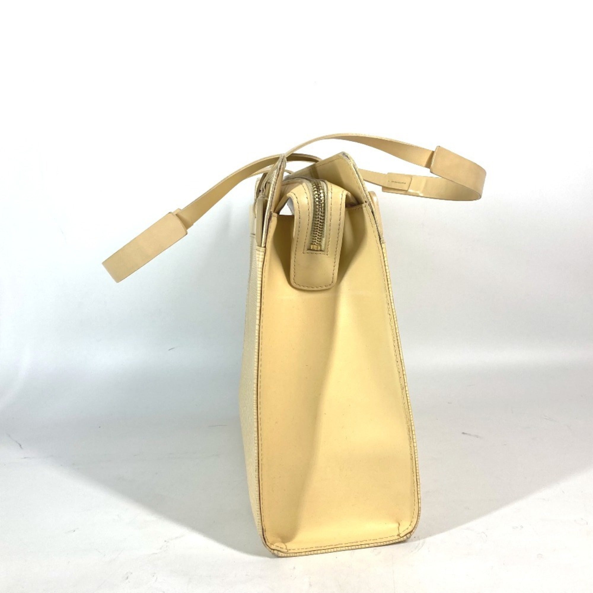 Louis Vuitton Vanilla Yellow Epi Leather Shoulder Bag Tote Bag