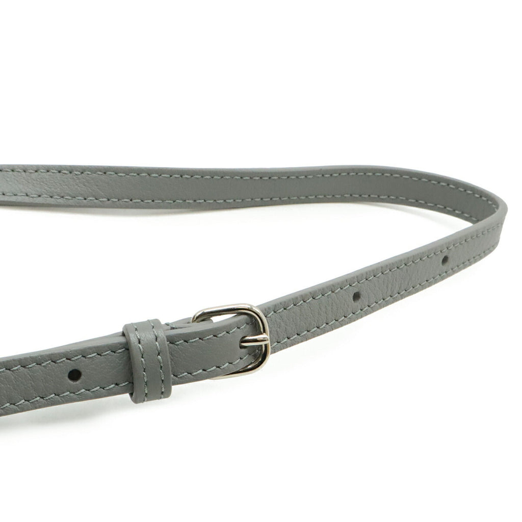 Balenciaga Gray Leather Shoulder Bag Tote