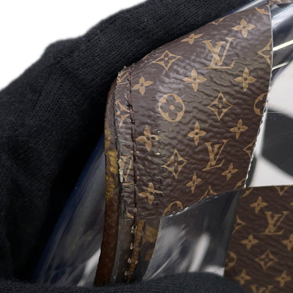 Louis Vuitton Brown Clear Pvc Boston Bag