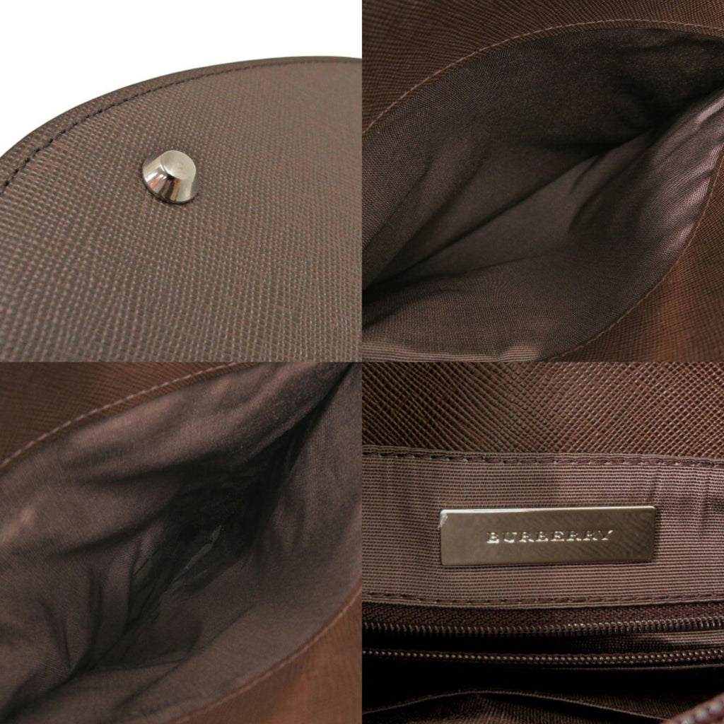 Burberry Beige Brown Cotton Handbag Tote Bag