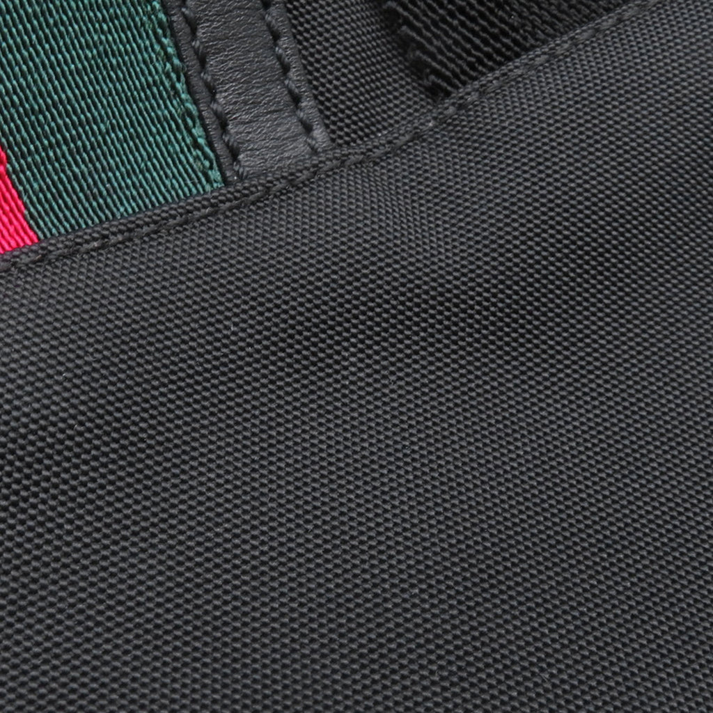 Gucci Black Canvas Pouch Sling Bag (Pre-Owned)