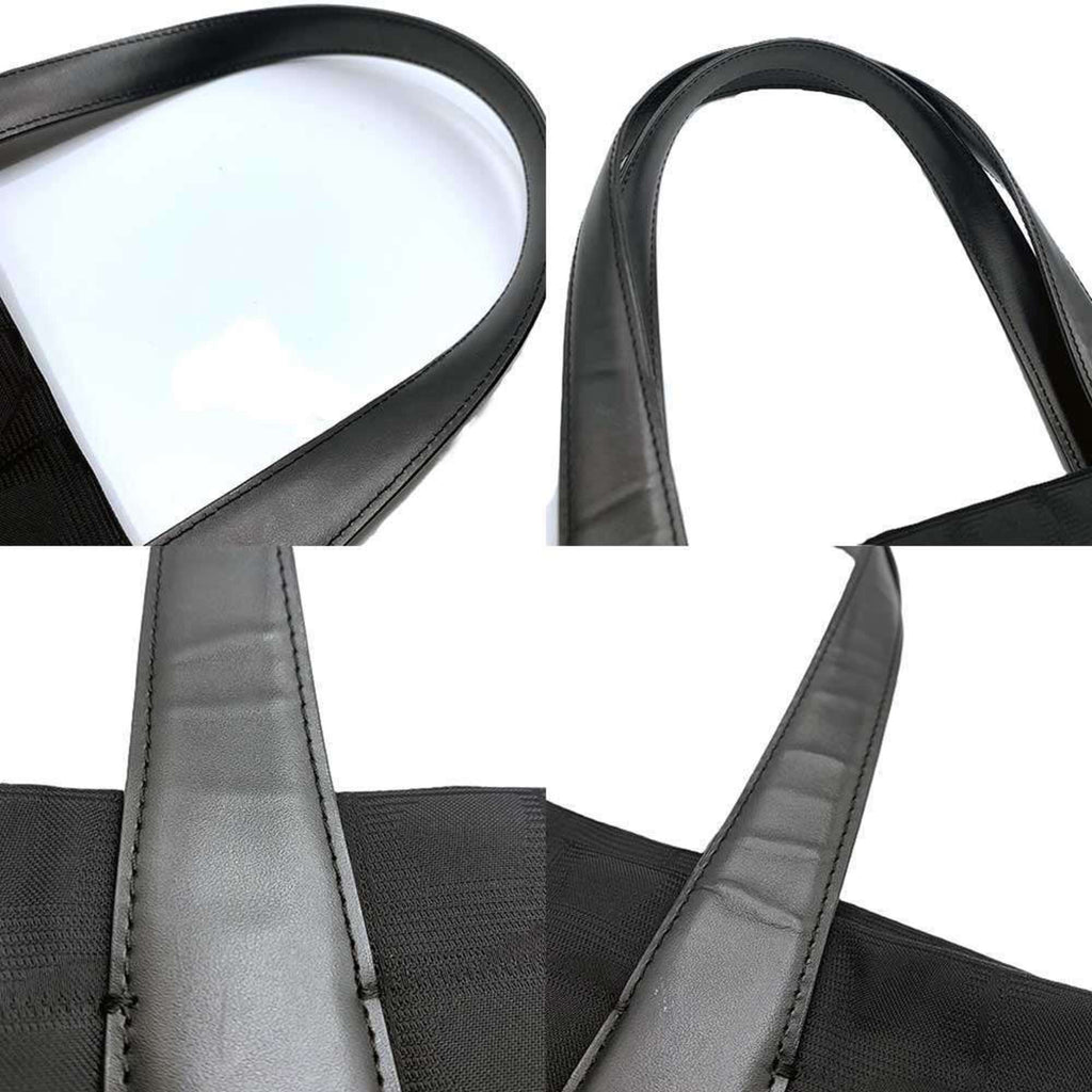 Chanel Black New Travel Line Leather Shoulder Bag Tote Bag