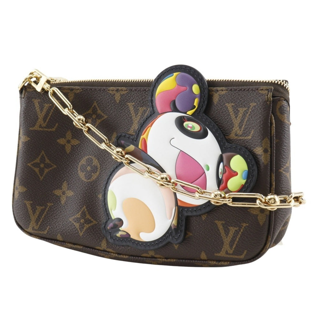 Louis Vuitton Brown Monogram Canvas Pochette Shoulder Bag