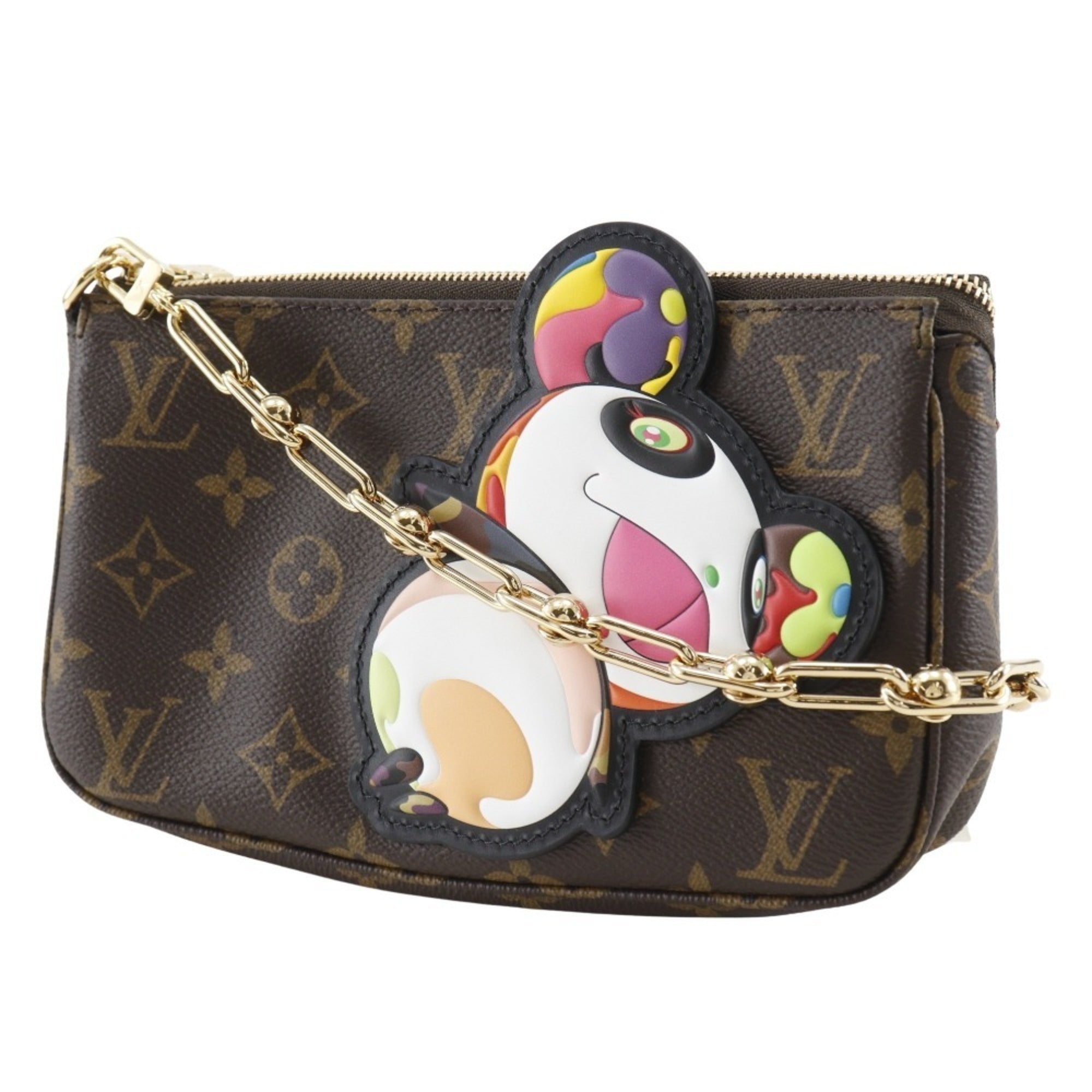 Louis Vuitton Brown Monogram Canvas Pochette Shoulder Bag