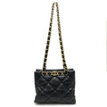 Chanel Black Leather Shoulder Bag