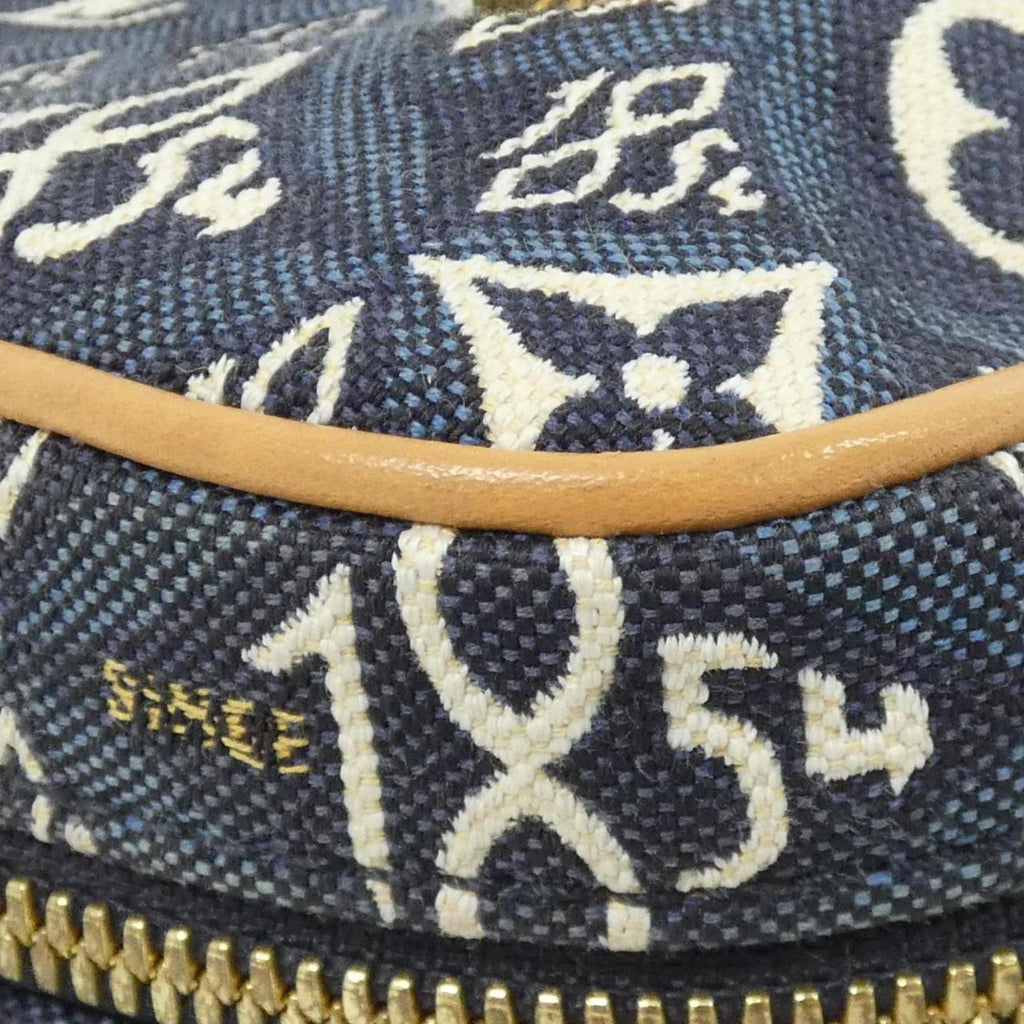Louis Vuitton Blue Jacquard Handbag