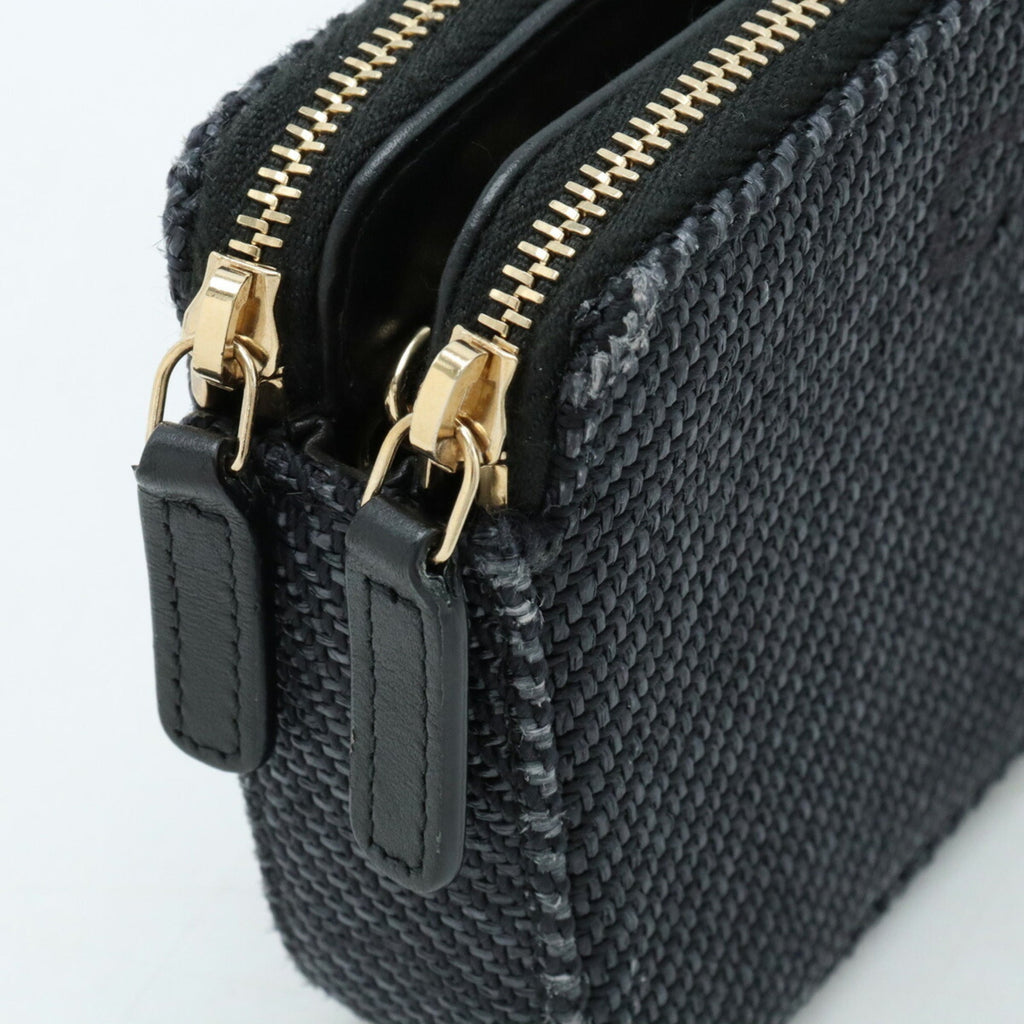Chanel Navy Canvas Clutch Bag Shoulder Bag