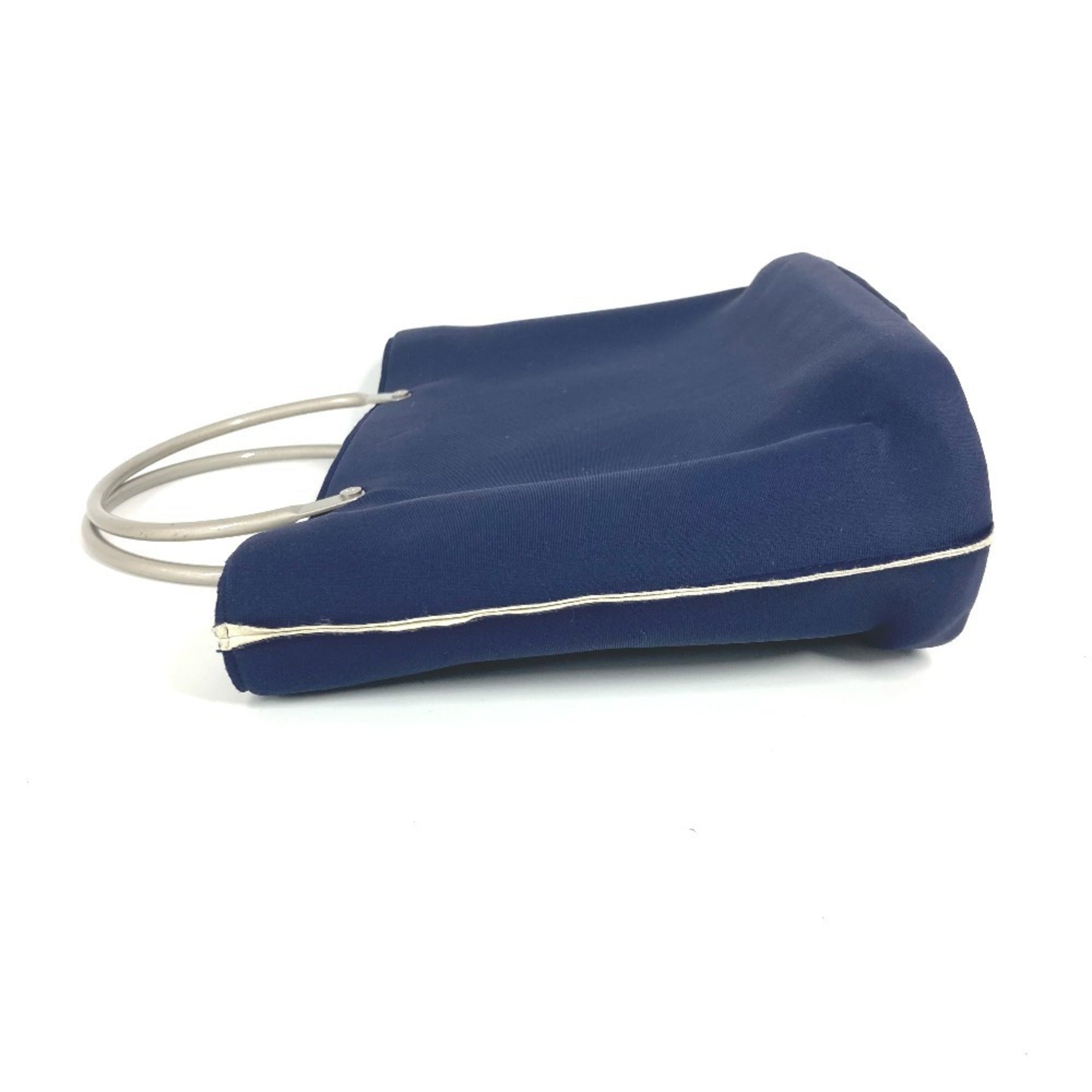 Chanel Navy Polyamide Handbag Tote Bag