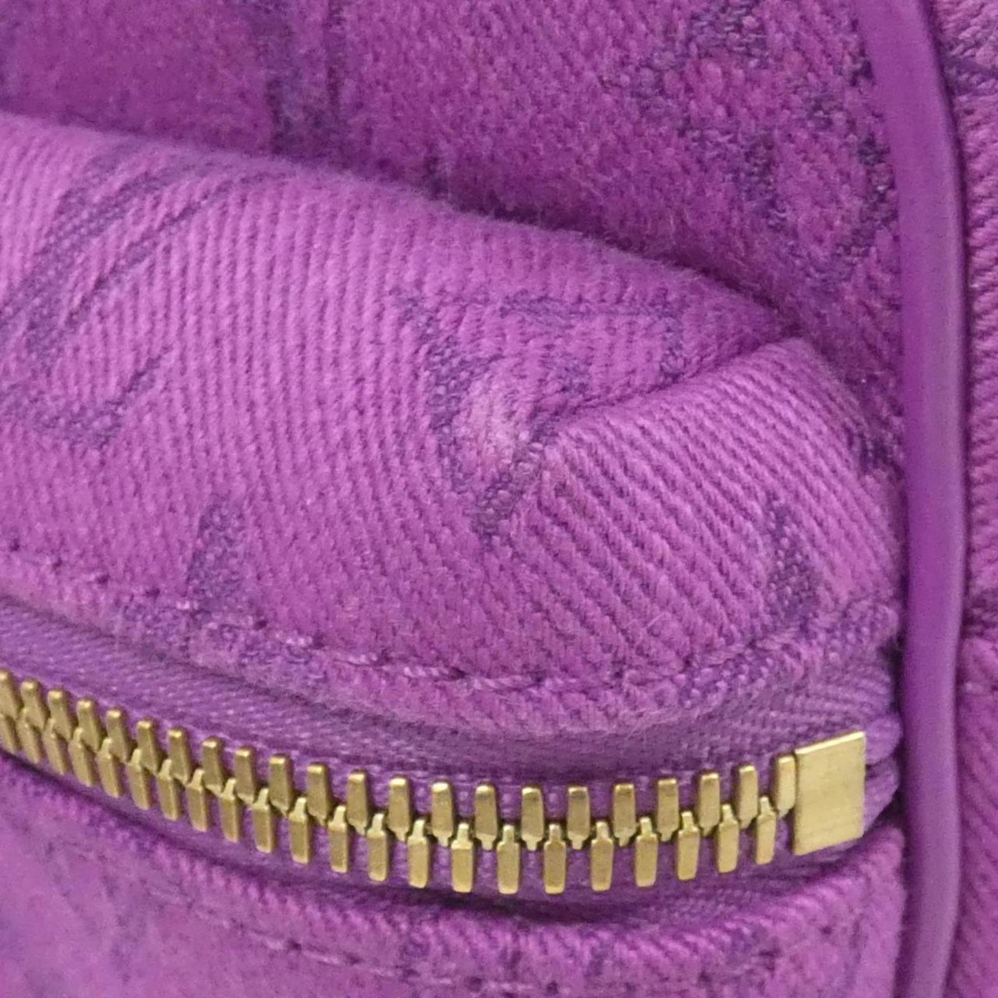 Louis Vuitton Purple Denim Canvas Shoulder Bag
