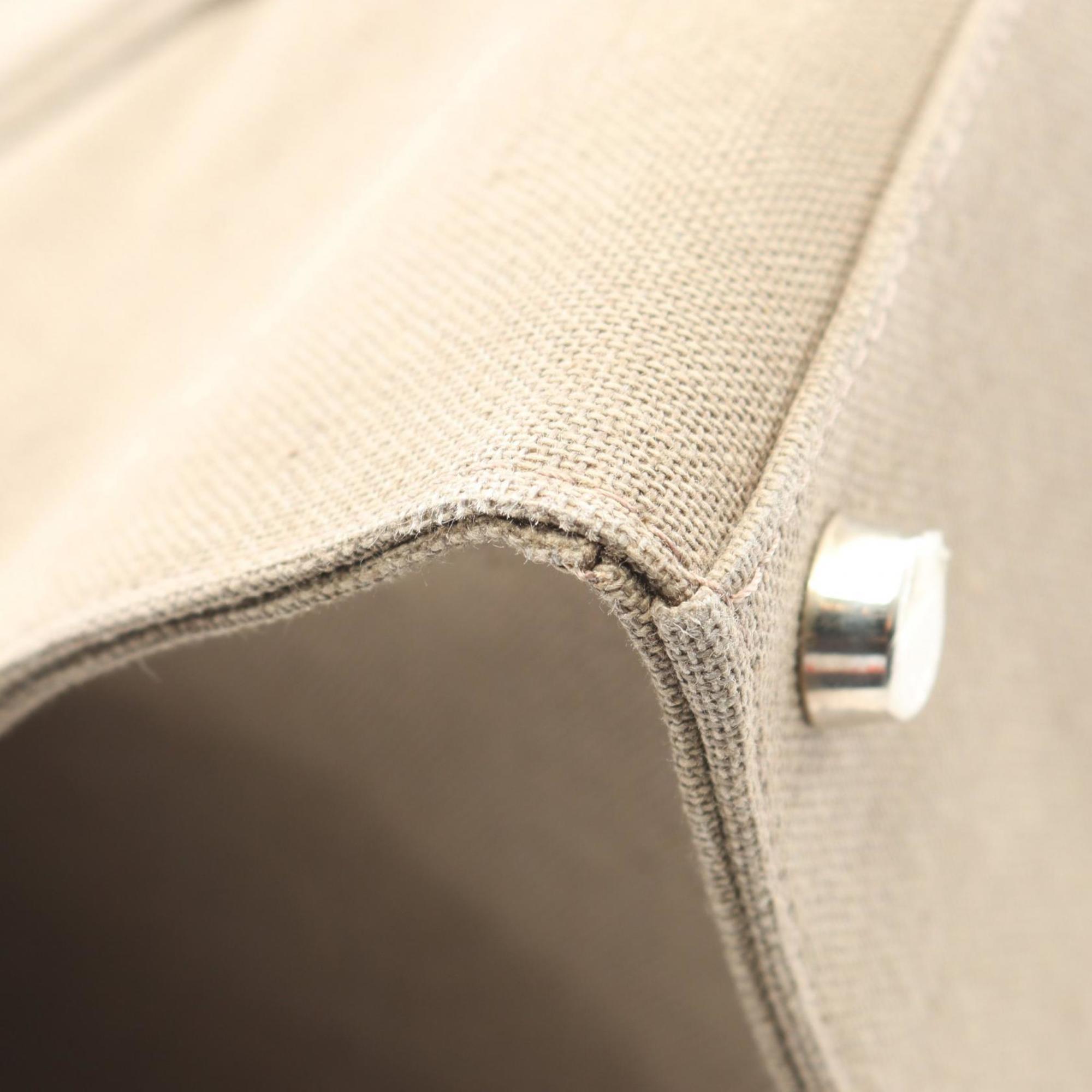 Fendi Beige Canvas Tote Bag