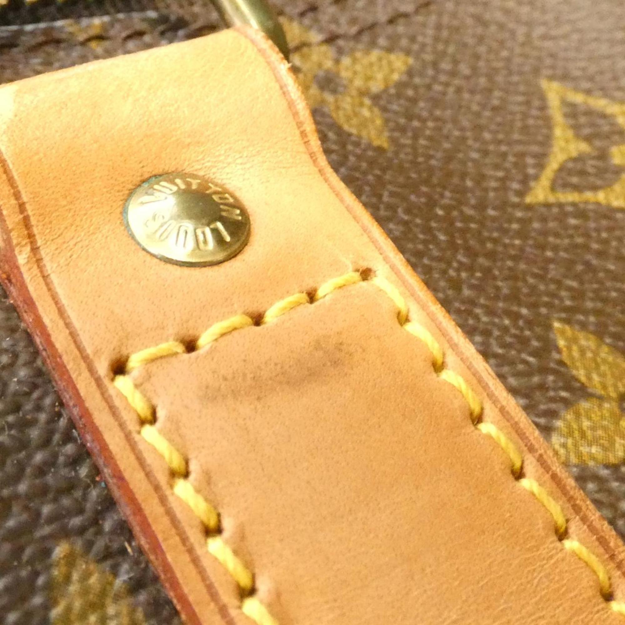 Louis Vuitton Marron Coated Canvas Boston Bag