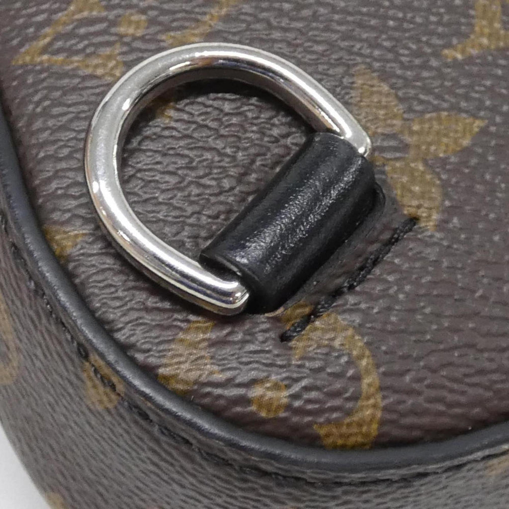 Louis Vuitton Black Marron Coated Canvas Shoulder Bag