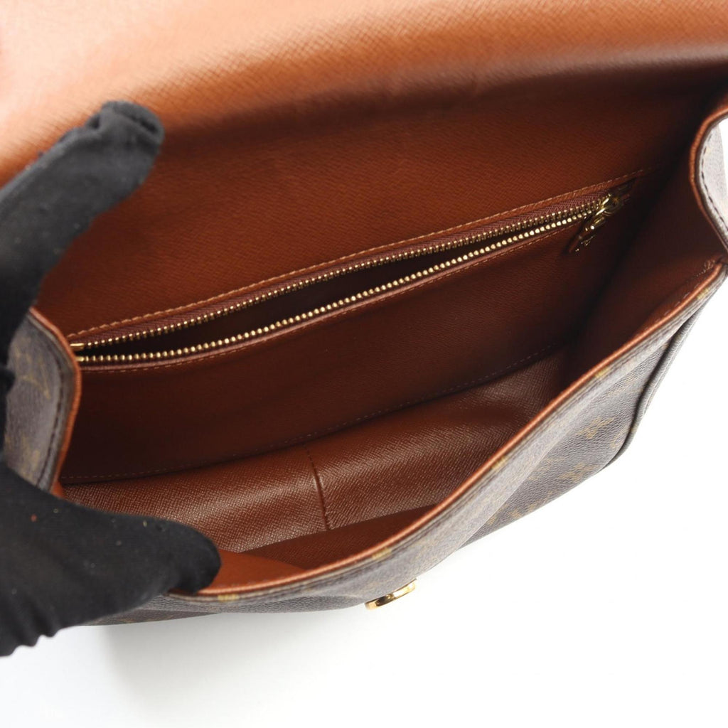 Louis Vuitton Brown Monogram Monogram Leather Shoulder Bag