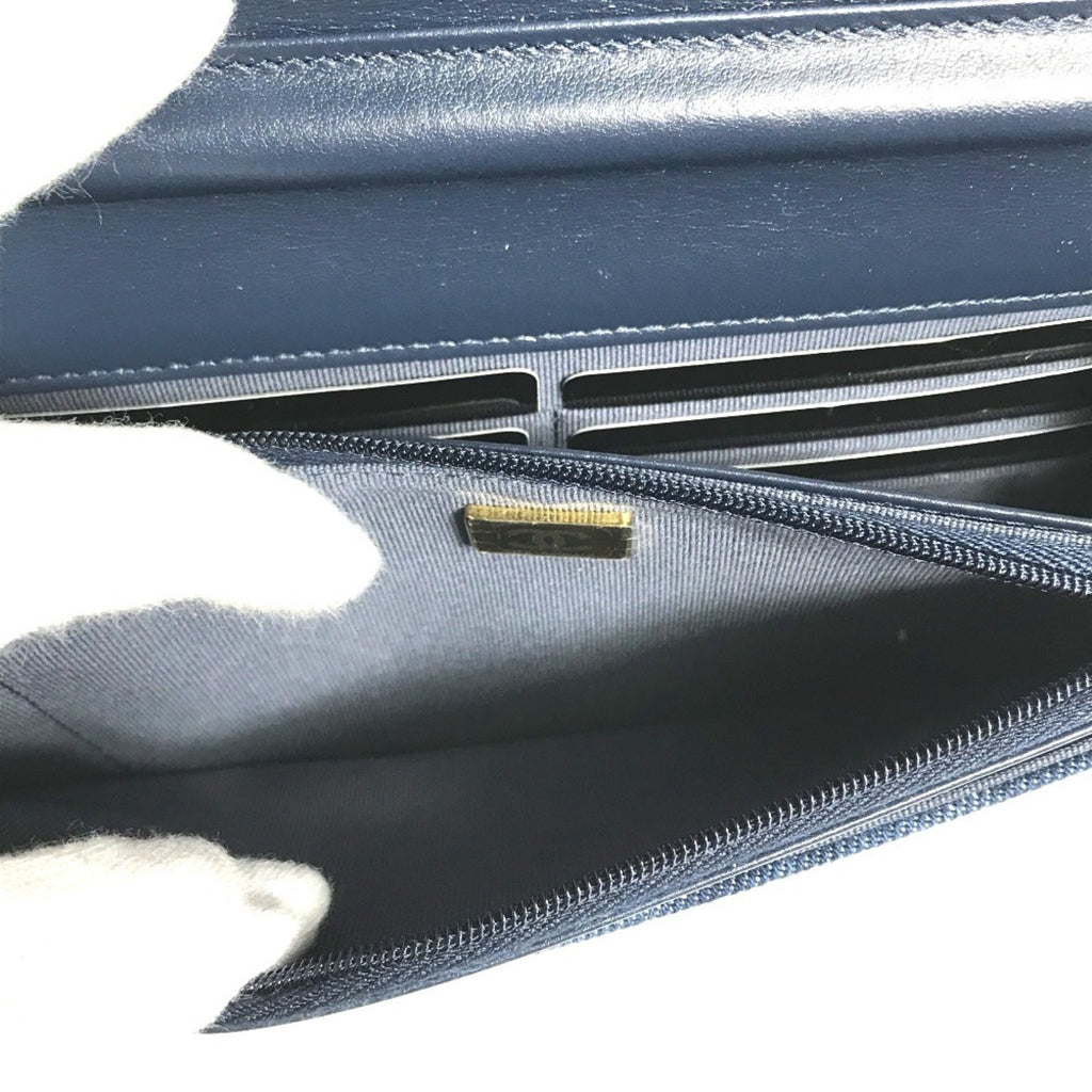 Chanel Blue Denim Shoulder Bag