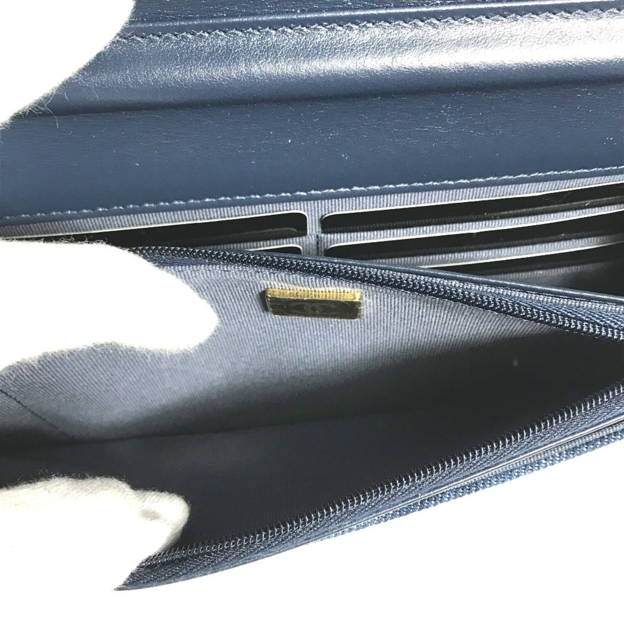 Chanel Blue Denim Shoulder Bag