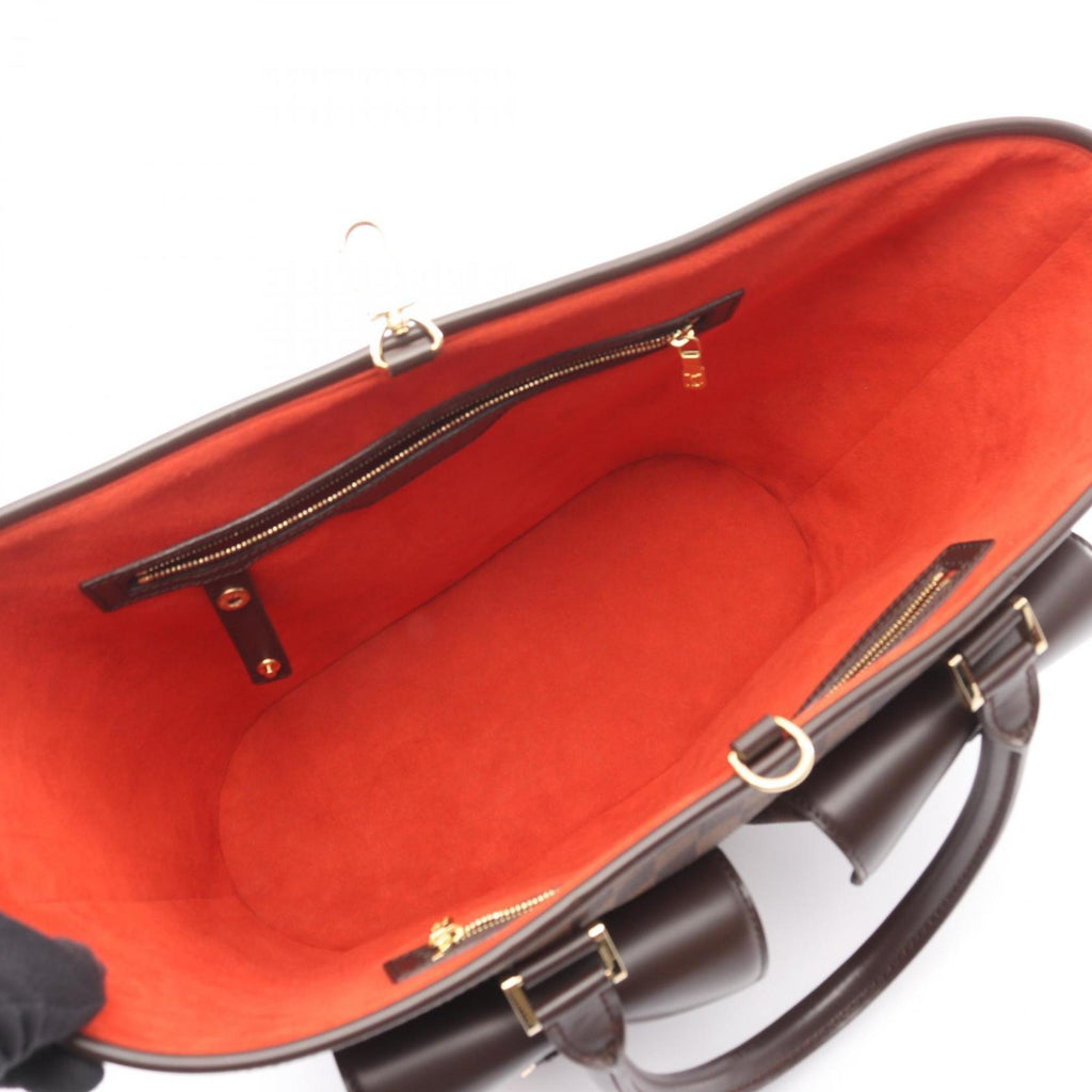 Louis Vuitton Brown Ebene Coated Canvas Leather Handbag