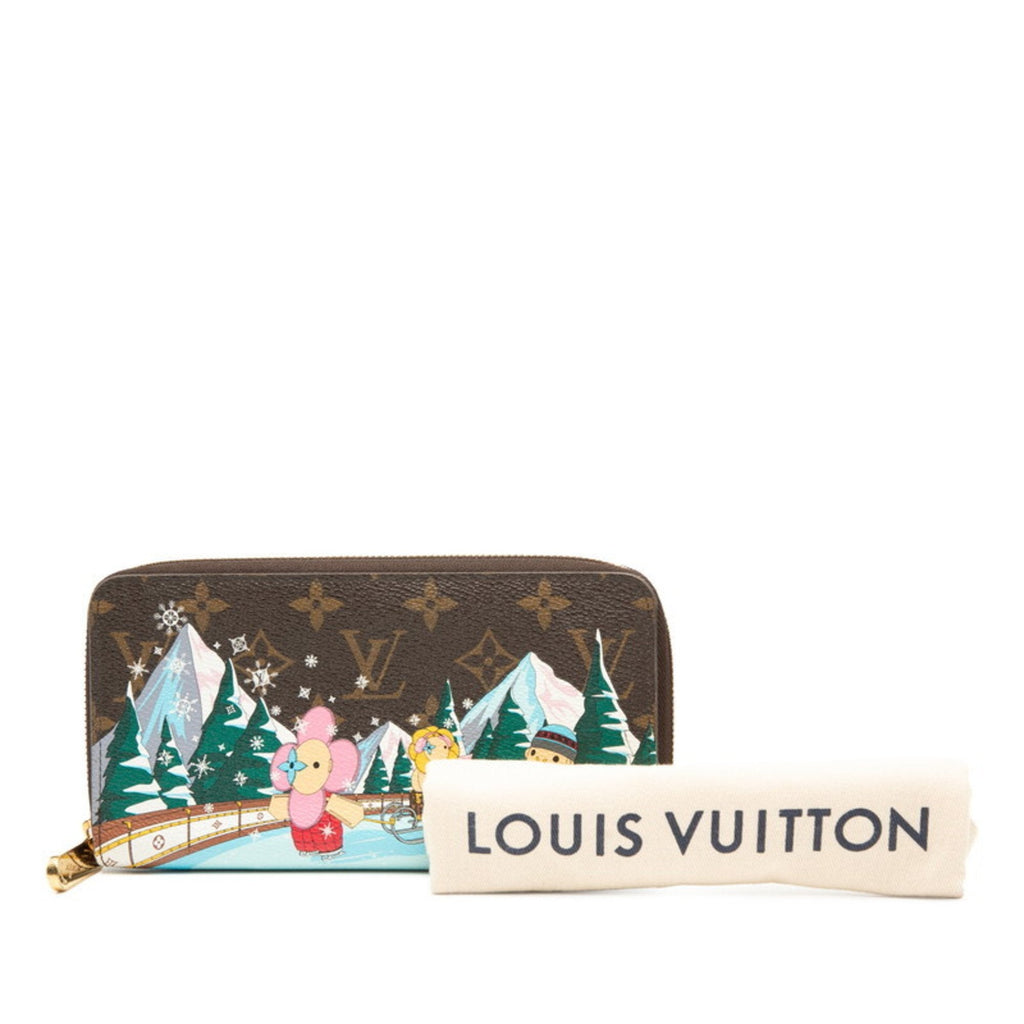 Louis Vuitton Brown Multi-Color Pvc Long Wallet