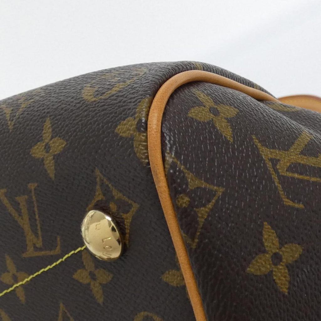 Louis Vuitton Marron Coated Canvas Handbag
