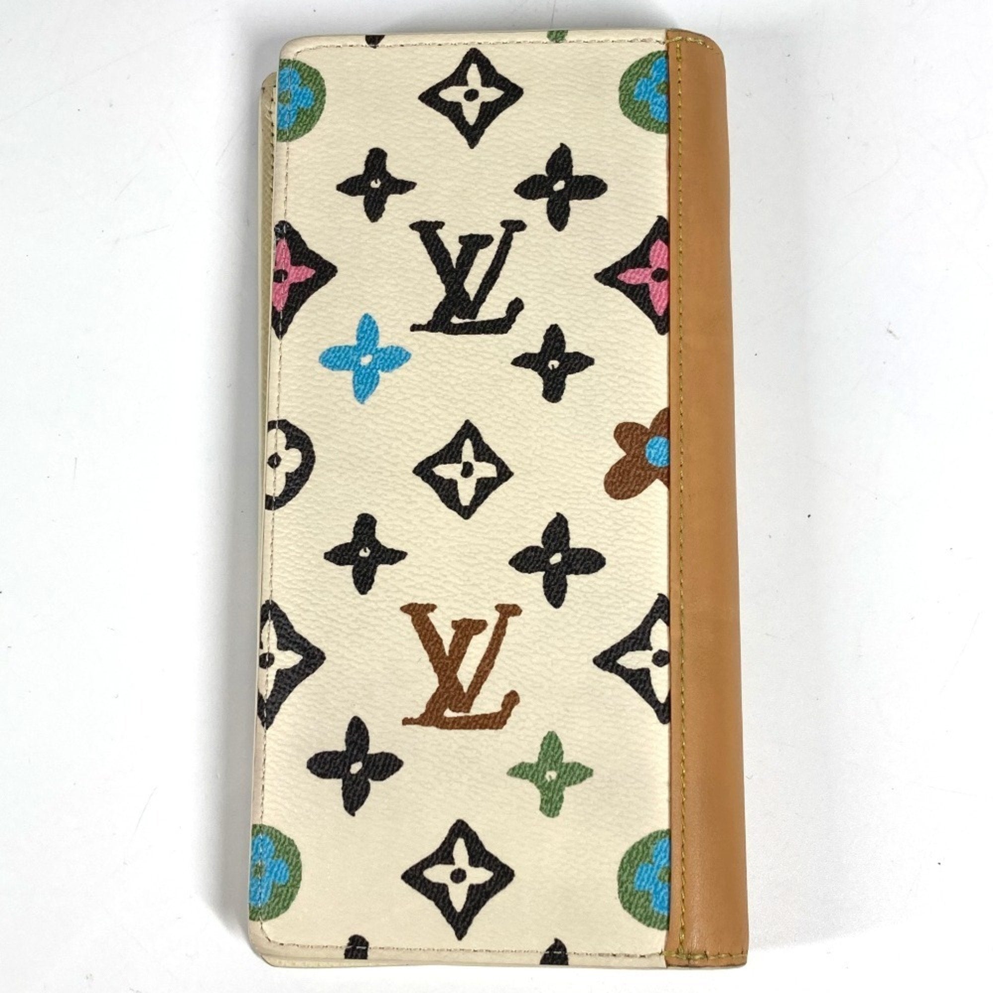 Louis Vuitton Monogram Multi-Color White Monogram Long Wallet