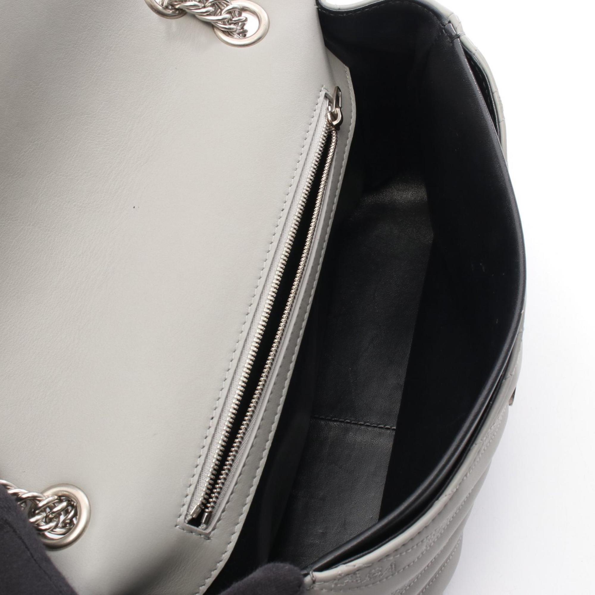 Balenciaga Gray Leather Shoulder