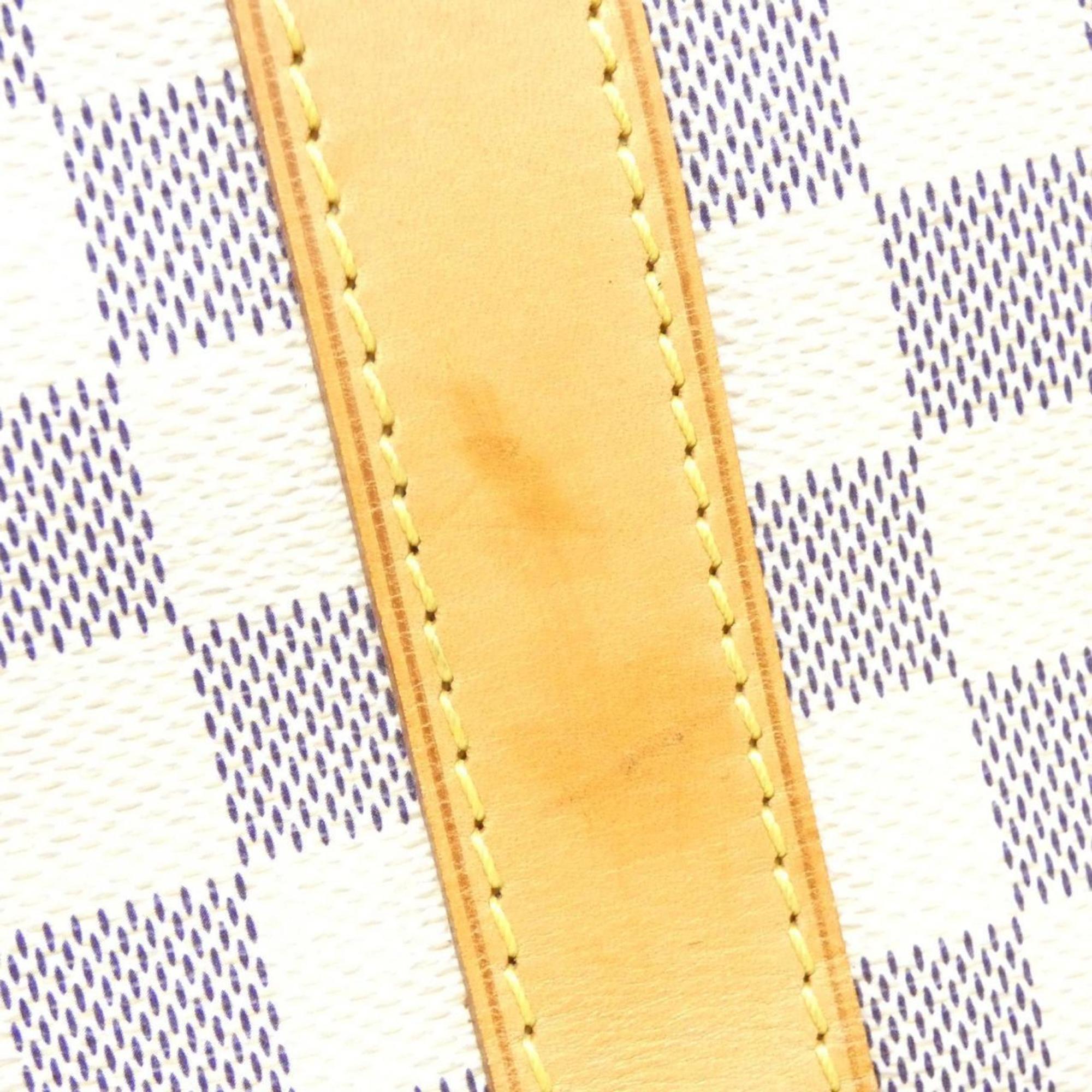 Louis Vuitton Damier Azur Azur Coated Canvas Boston Bag