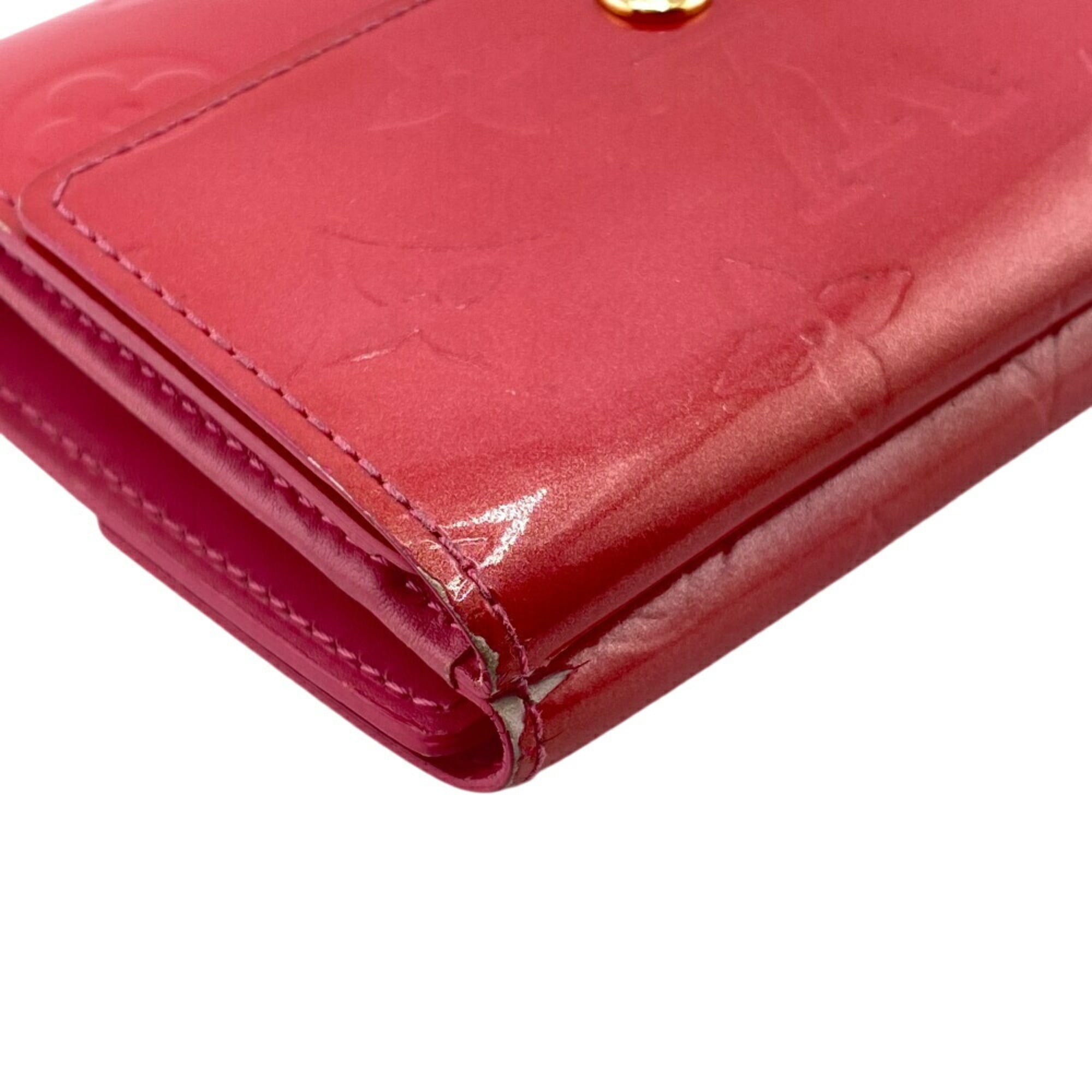 Louis Vuitton Monogram Vernis Pink Monogram Vernis Wallet (Tri-Fold)