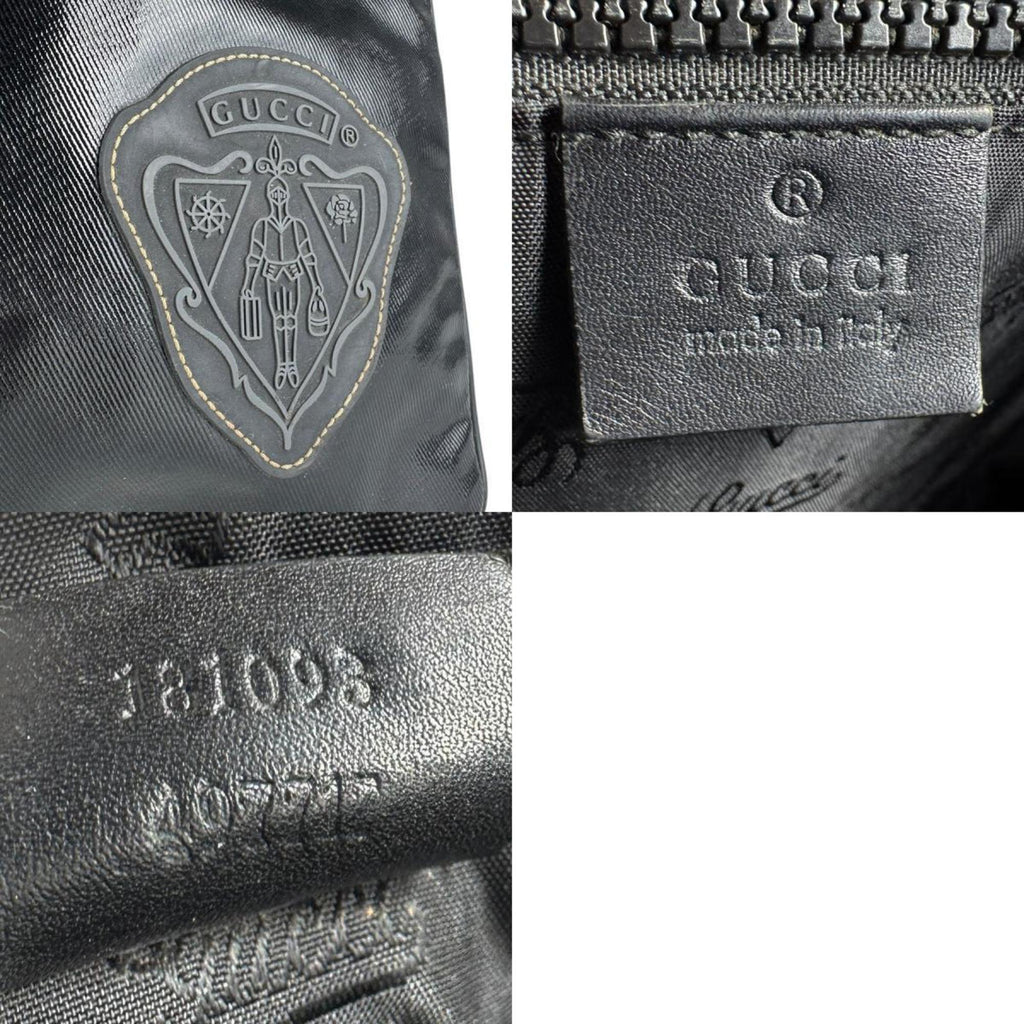 Gucci Black Pvc Shoulder Bag (Pre-Owned)