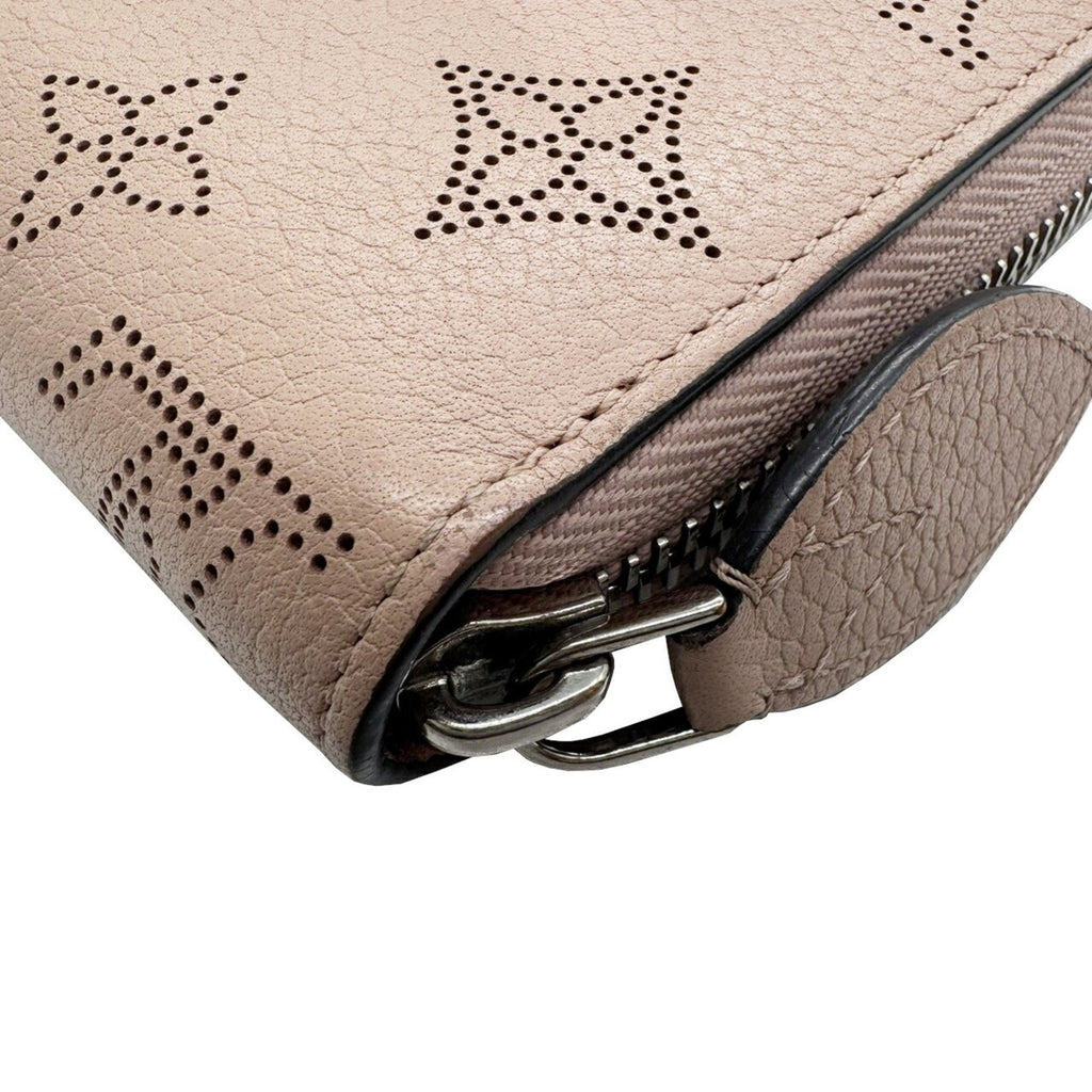 Louis Vuitton Mahina Pink Mahina Leather Long Wallet