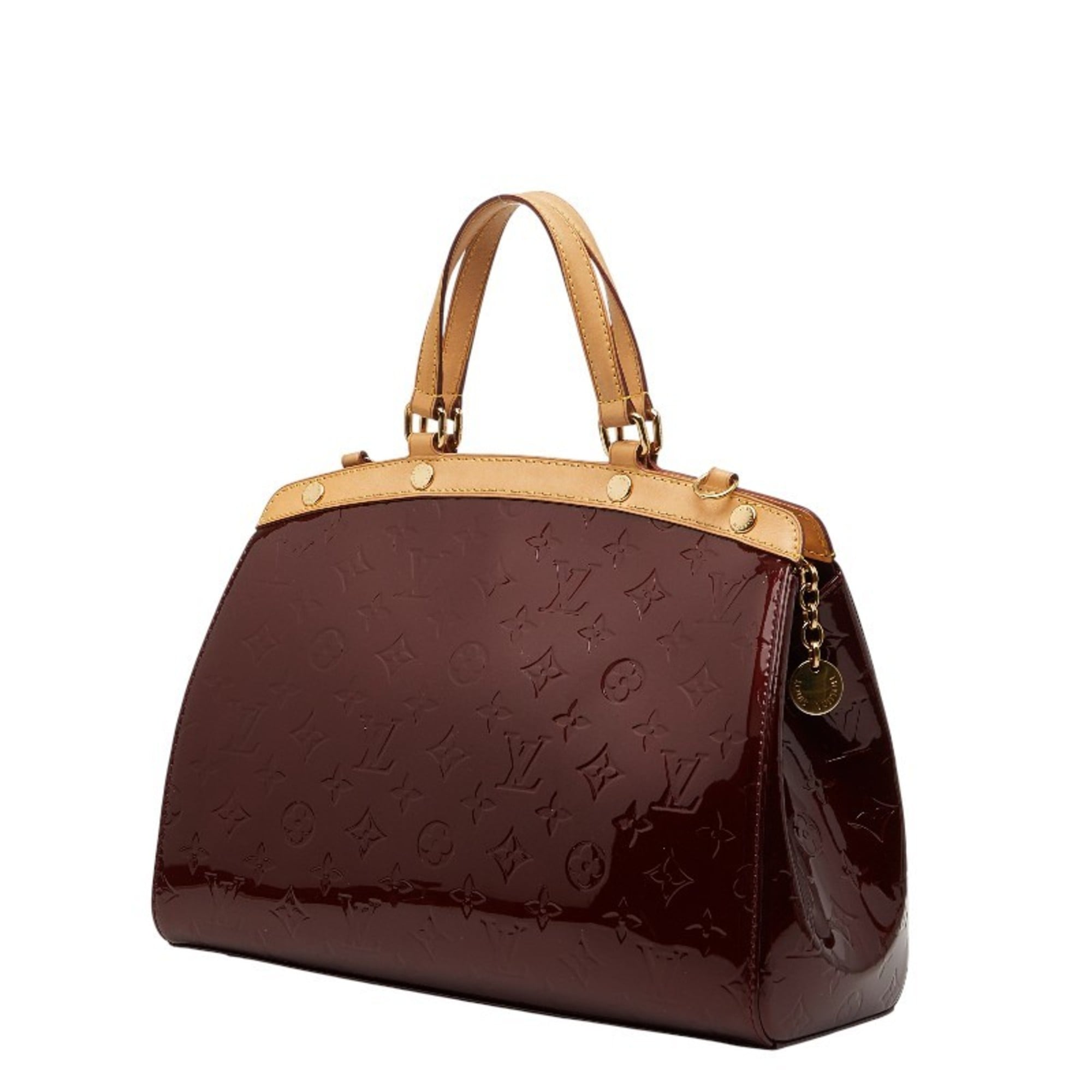 Louis Vuitton Monogram Rouge Fauviste Patent Leather Handbag Shoulder Bag