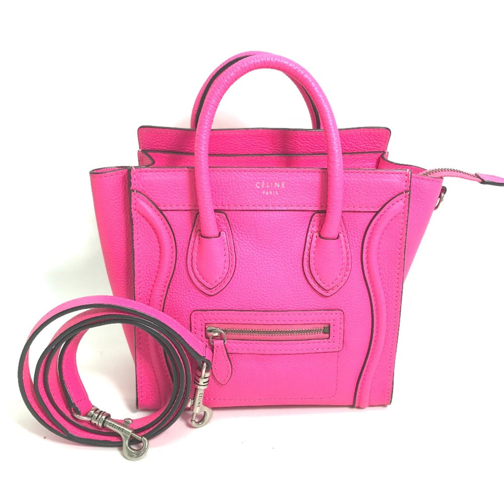 Celine Pink Leather Handbag