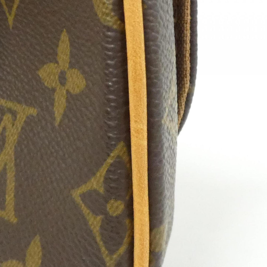Louis Vuitton Monogram Marron Coated Canvas Fanny Pack Pochette