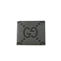 Gucci Black Gray Gg Leather Wallet (Bi-Fold) (Pre-Owned)