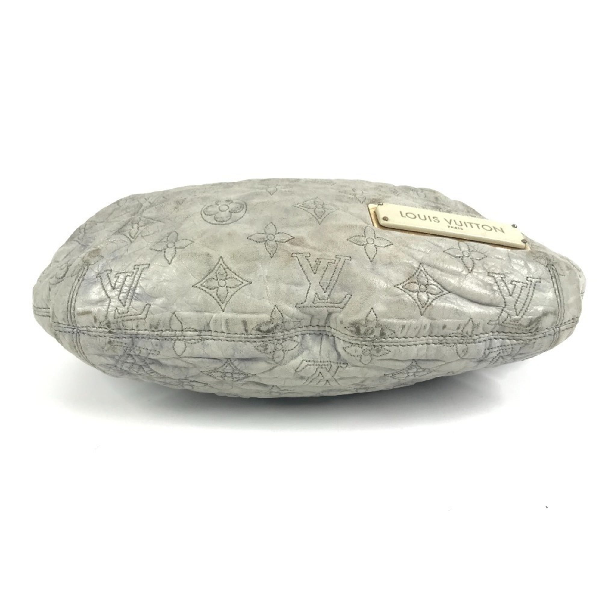 Louis Vuitton Monogram Olympe Ecru Galle Gray Leather Handbag Shoulder Bag