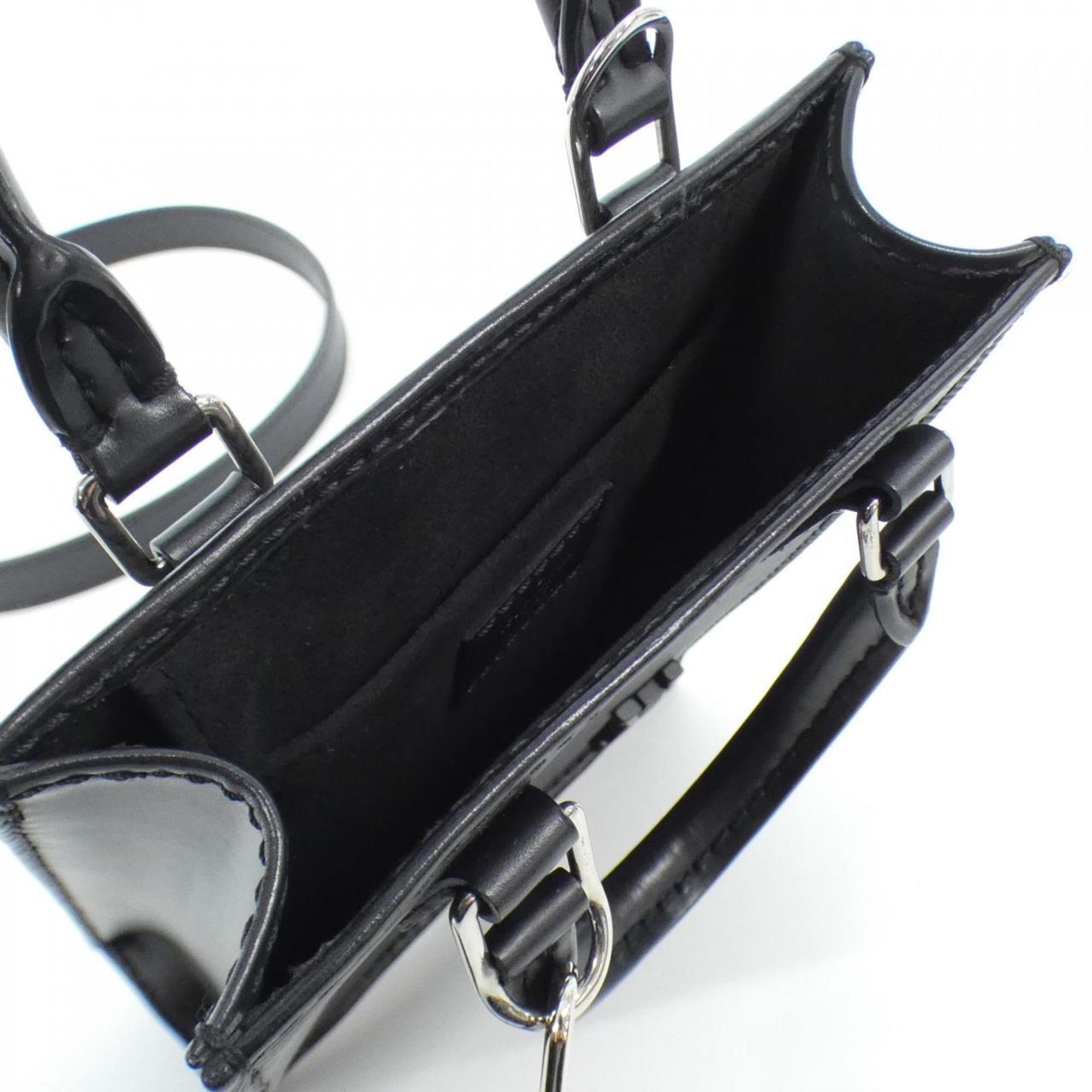 Louis Vuitton Black Leather Handbag