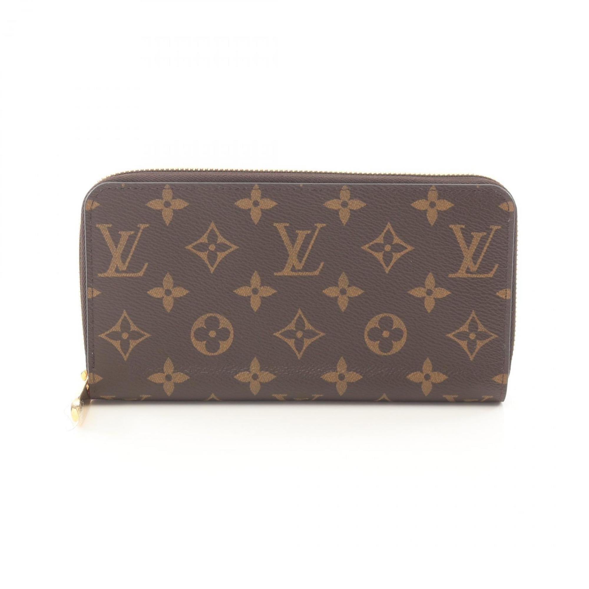 Louis Vuitton Brown Fuchsia Pink Coated Canvas Long Wallet
