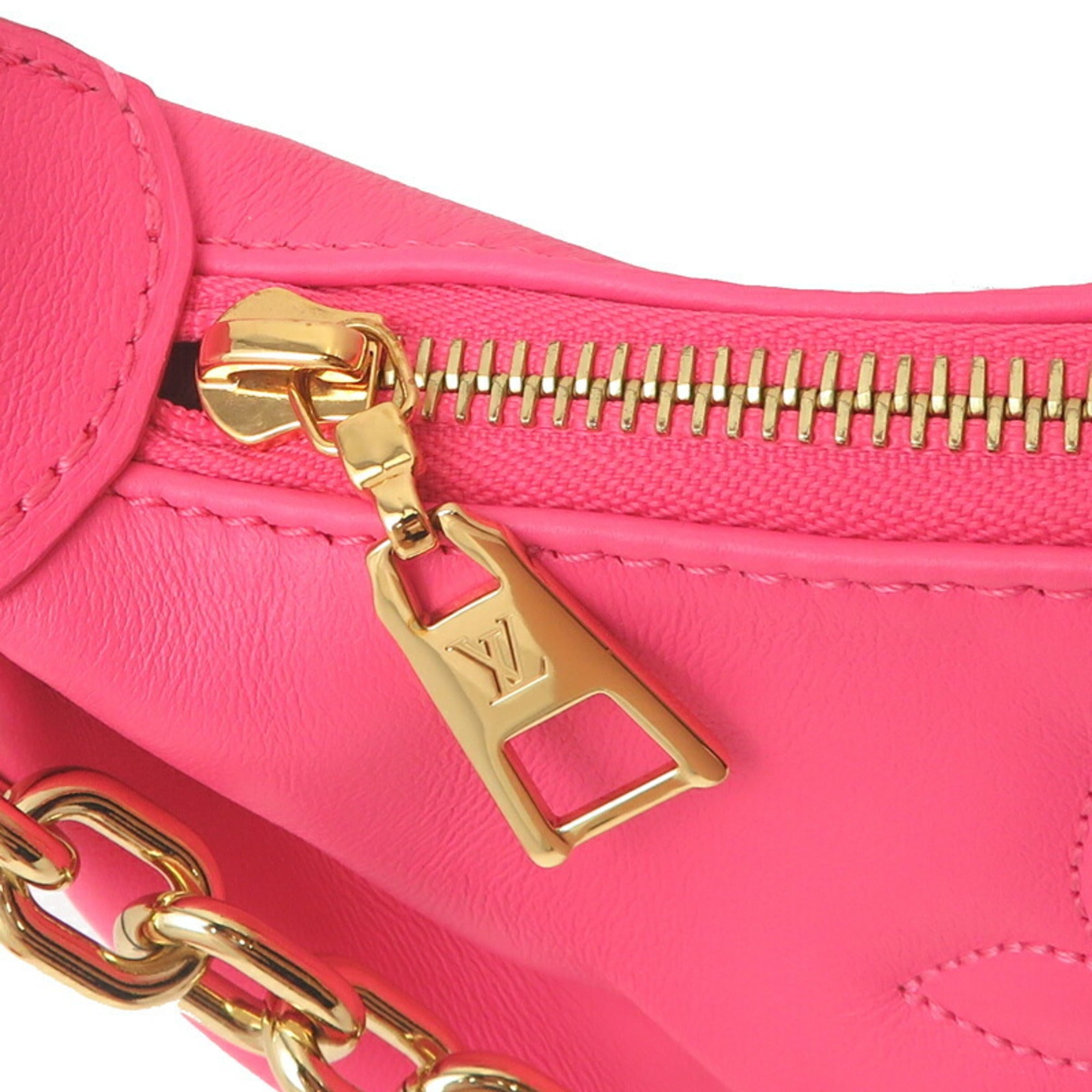 Louis Vuitton Pink Leather Handbag