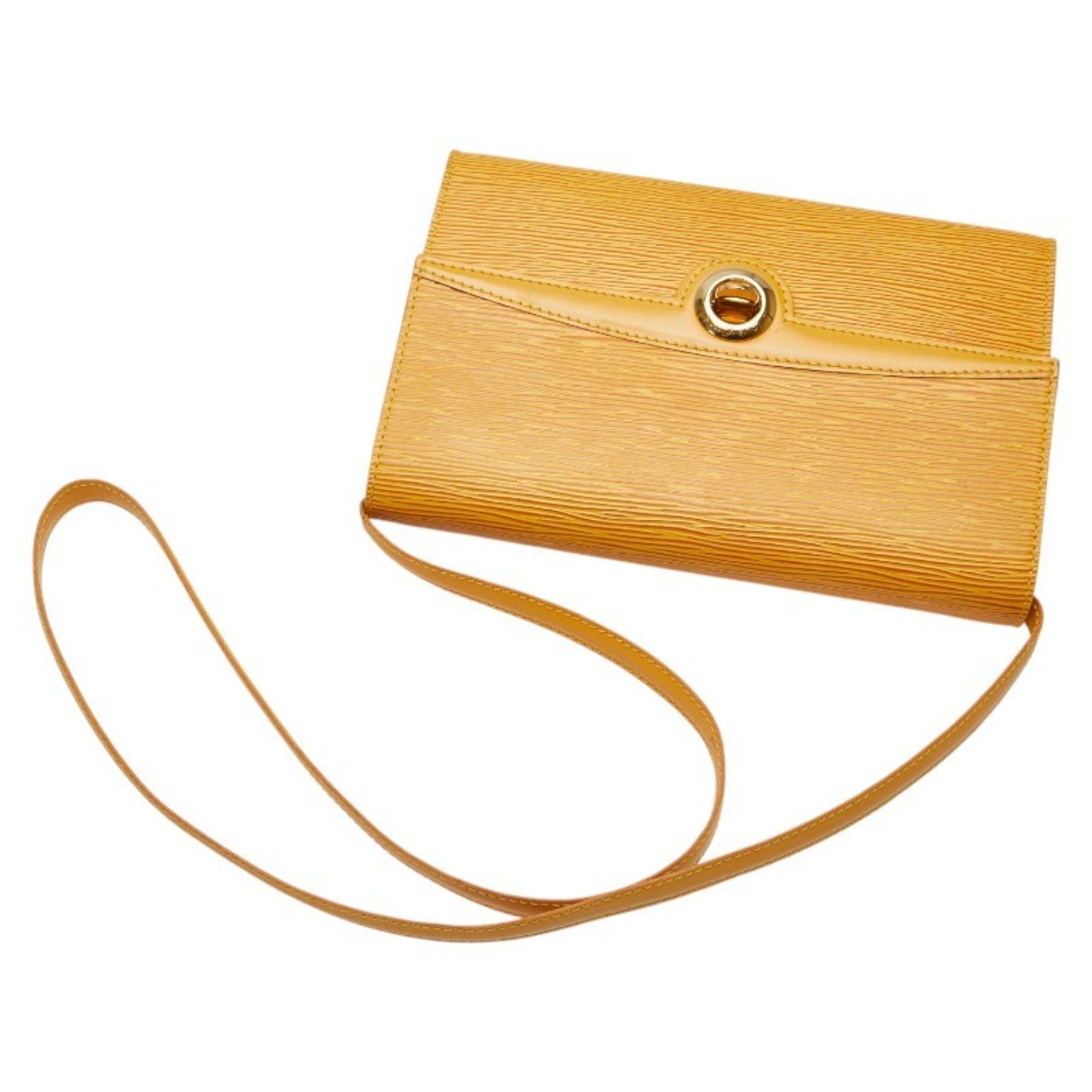 Louis Vuitton Yellow Leather Shoulder Bag
