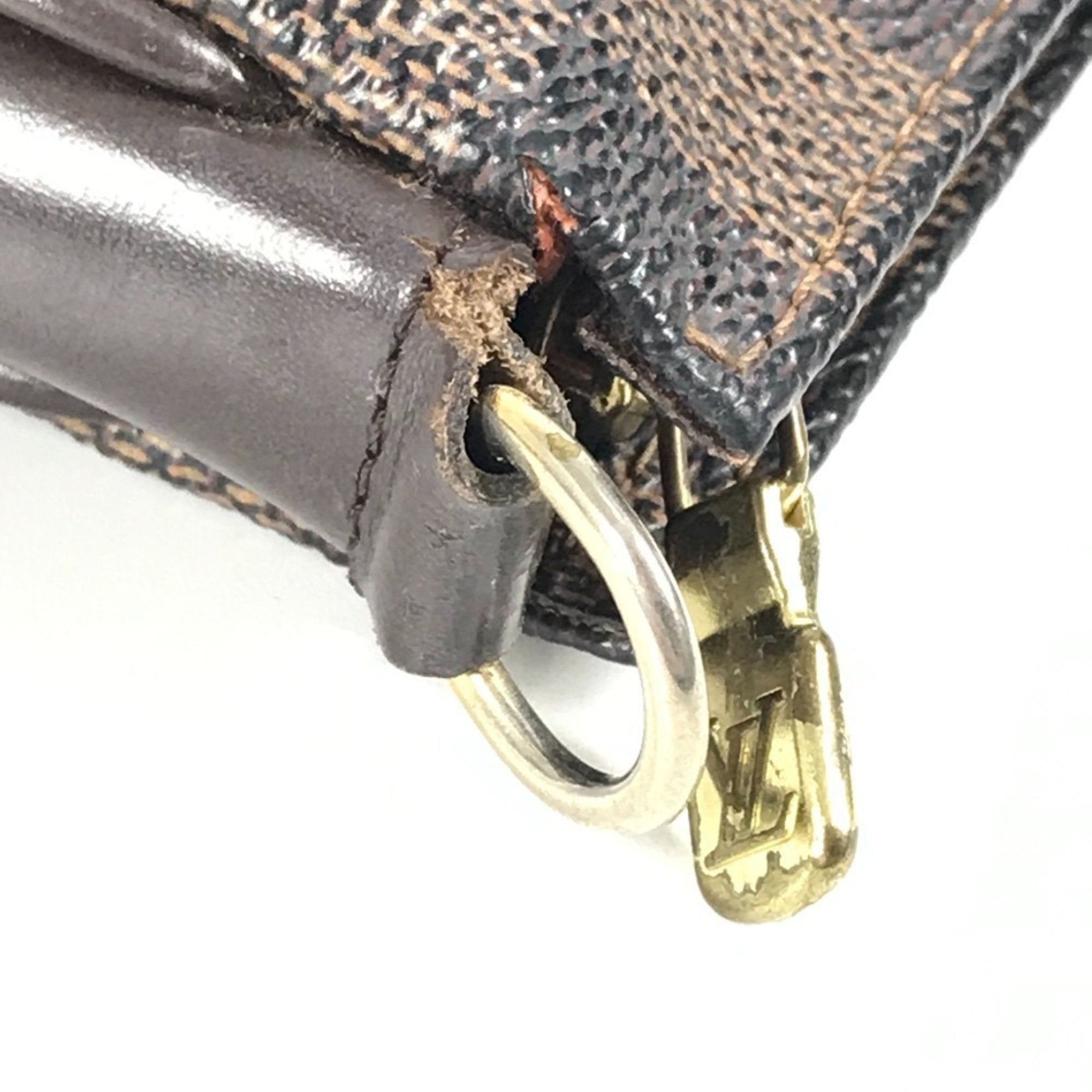 Louis Vuitton Brown Damier Canvas Ebene Damier Canvas Pochette Shoulder Bag
