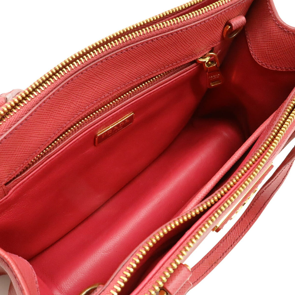 Prada Saffiano Pink Leather Handbag Shoulder Bag