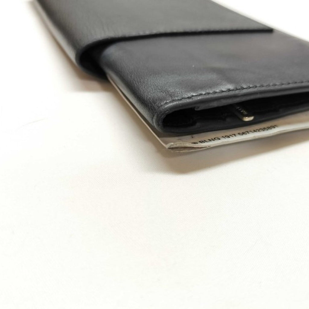 Balenciaga Black Leather Long Wallet (Bi-Fold)