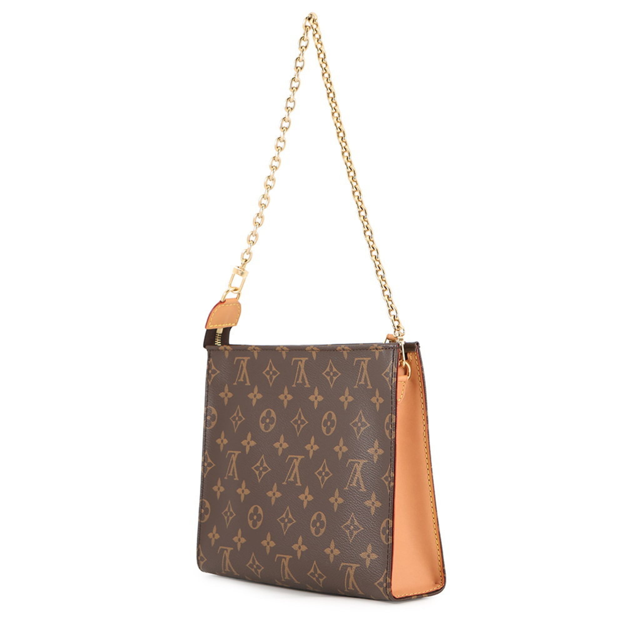 Louis Vuitton Brown Monogram Monogram Clutch Bag Pouch Shoulder Bag