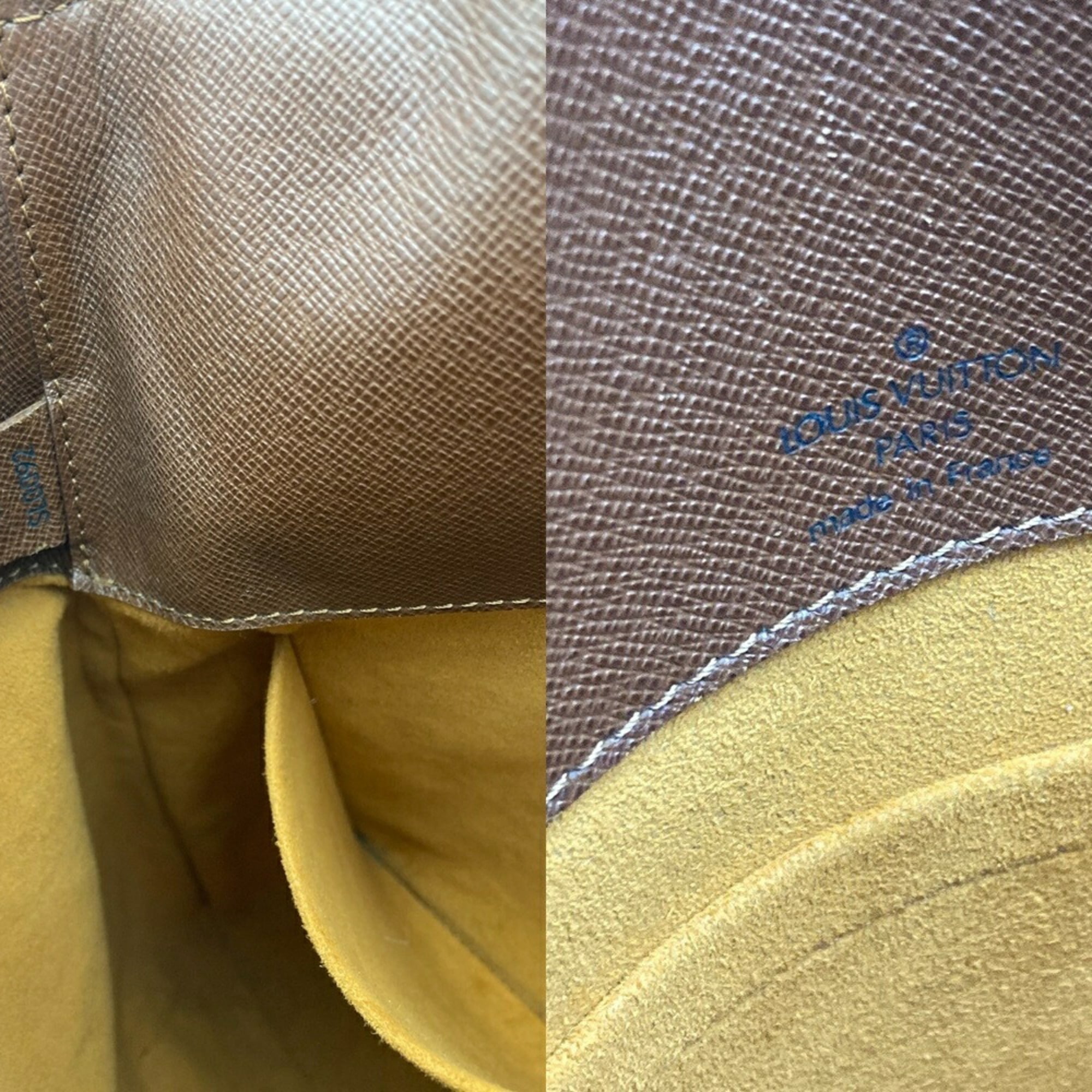 Louis Vuitton Brown Pvc Leather Shoulder Bag