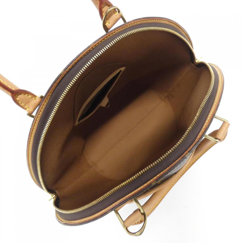 Louis Vuitton Marron Coated Canvas Handbag